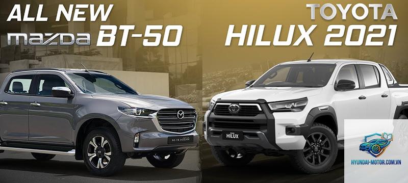 So sánh Toyota Hilux và Mazda BT-50 - Hình 2