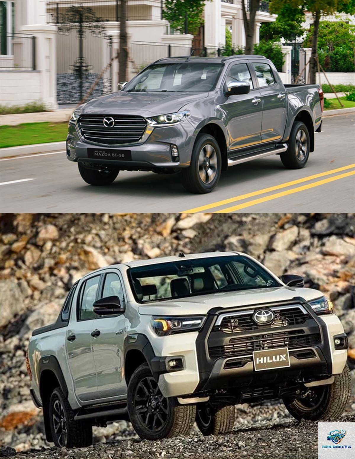 So sánh Toyota Hilux và Mazda BT-50 - Hình 4