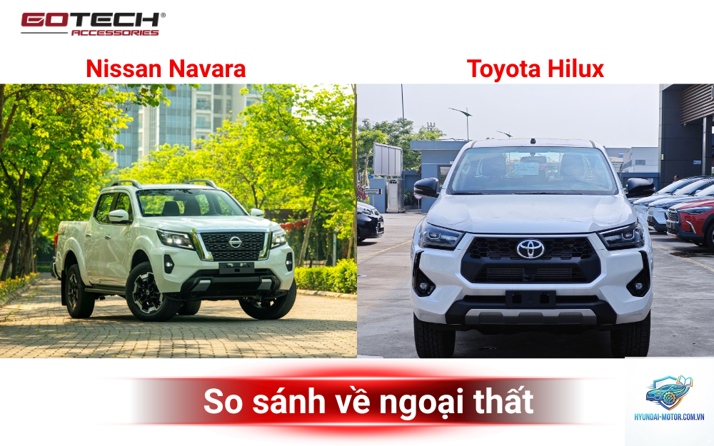 So sánh Toyota Hilux và Nissan Navara - Hình 2