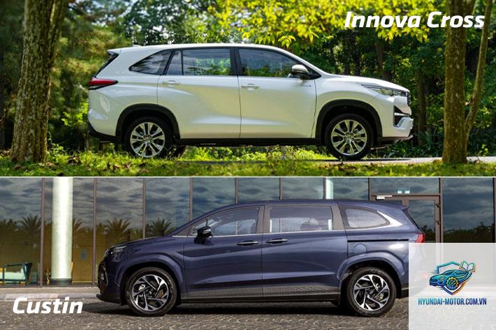 So sánh Toyota Innova Cross và Hyundai Custin - Hình 3