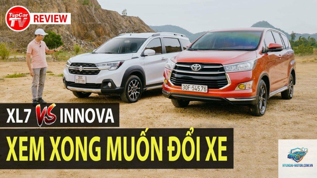 So sánh Toyota Innova và Suzuki XL7