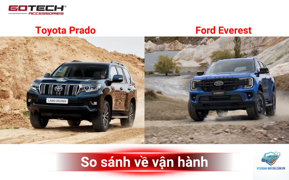 So sánh Toyota Land Cruiser Prado và Ford Everest - Hình 2