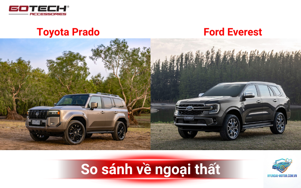 So sánh Toyota Land Cruiser Prado và Ford Everest - Hình 3