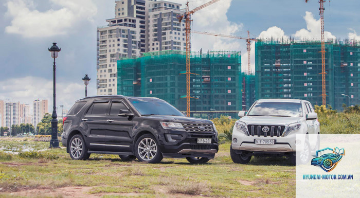 So sánh Toyota Land Cruiser Prado và Ford Explorer - Hình 2