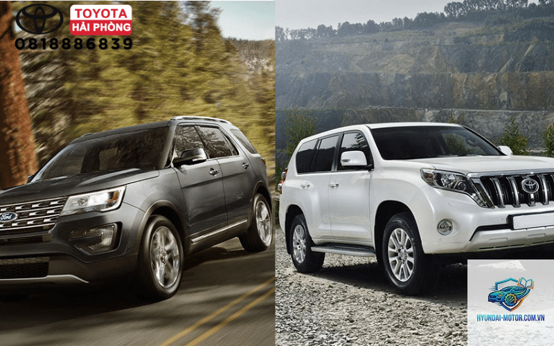 So sánh Toyota Land Cruiser Prado và Ford Explorer - Hình 3
