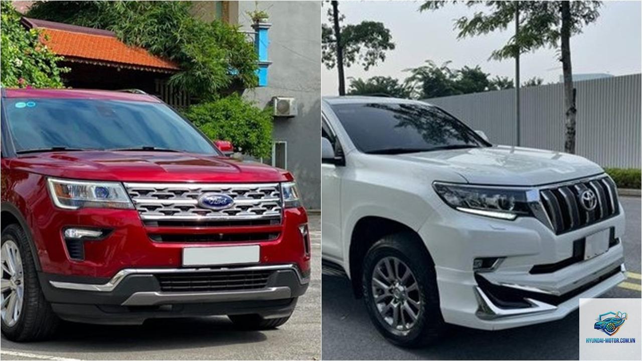 So sánh Toyota Land Cruiser Prado và Ford Explorer - Hình 4