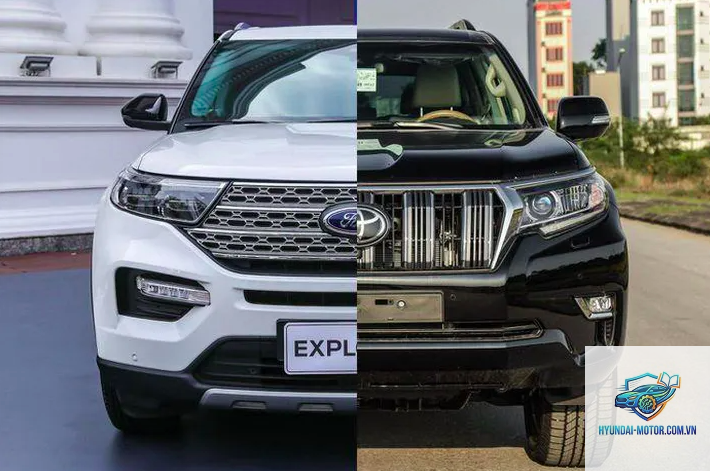 So sánh Toyota Land Cruiser Prado và Ford Explorer - Hình 1