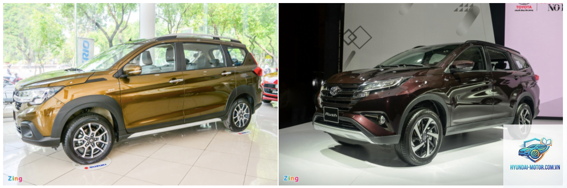 So sánh Toyota Rush và Suzuki XL7 - Hình 1