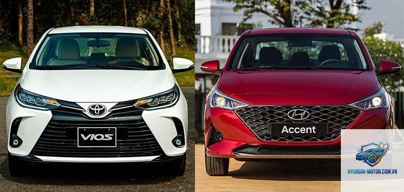 So sánh Toyota Vios và Hyundai Accent - Hình 5