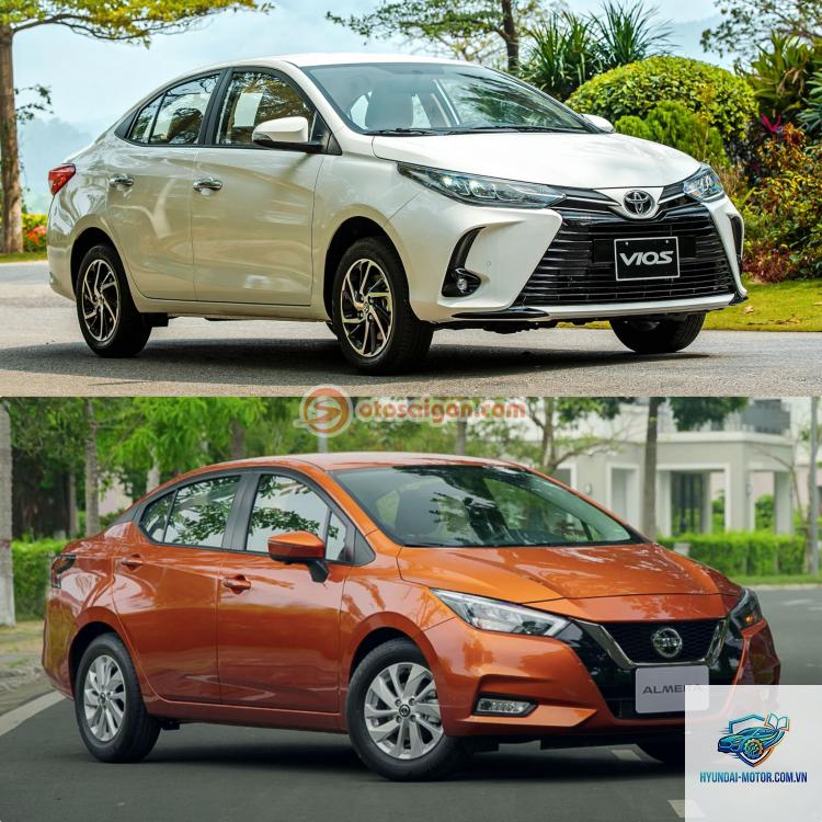 So sánh Toyota Vios và Nissan Almera - Hình 3