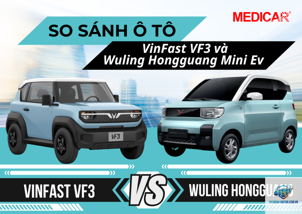 So sánh VinFast VF 3 và Wuling Mini EV