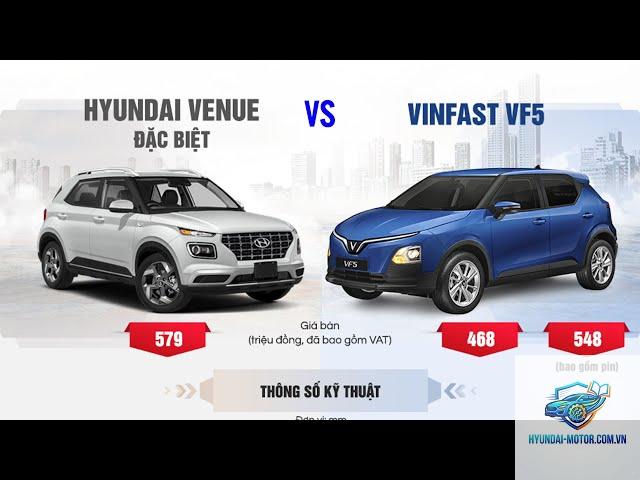 So sánh VinFast VF 5 và Hyundai Venue - Hình 3