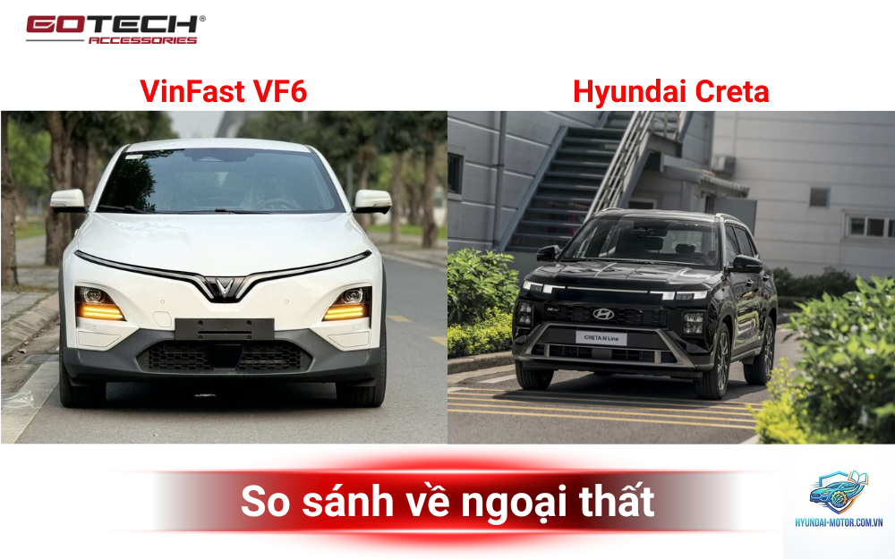 So sánh VinFast VF 6 và Hyundai Creta