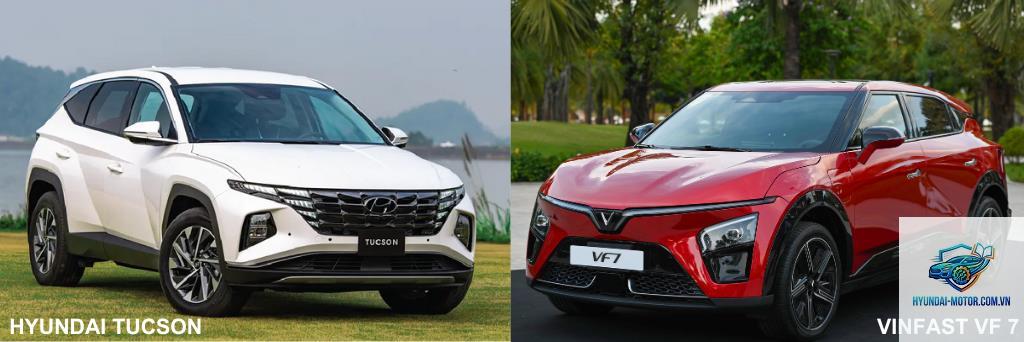 So sánh VinFast VF 7 và Hyundai Tucson - Hình 4