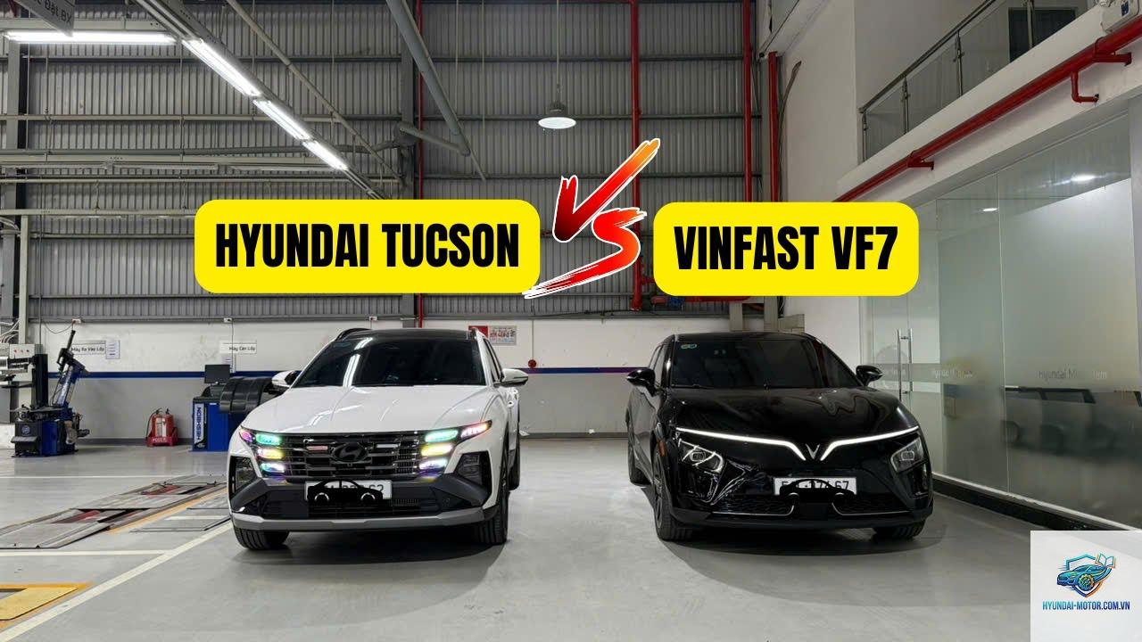 So sánh VinFast VF 7 và Hyundai Tucson - Hình 1