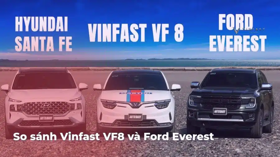 So sánh VinFast VF 8 và Ford Everest - Hình 1