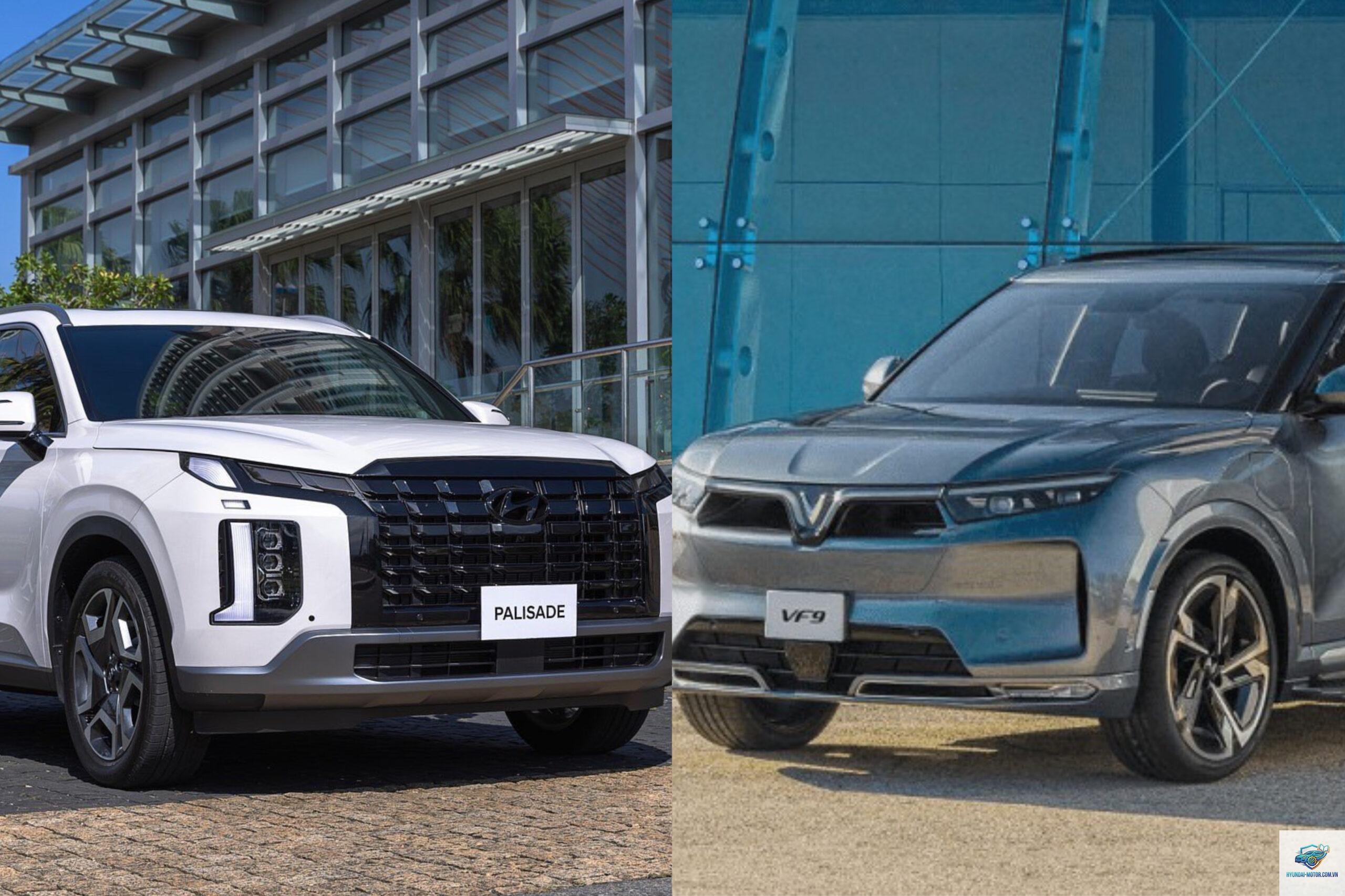 So sánh VinFast VF 9 và Hyundai Palisade - Hình 1