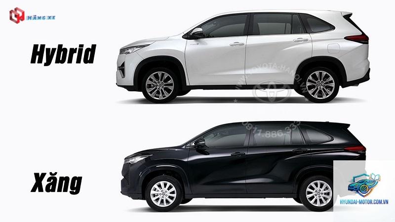 So sánh bản xăng và bản Hybrid - Hình 1