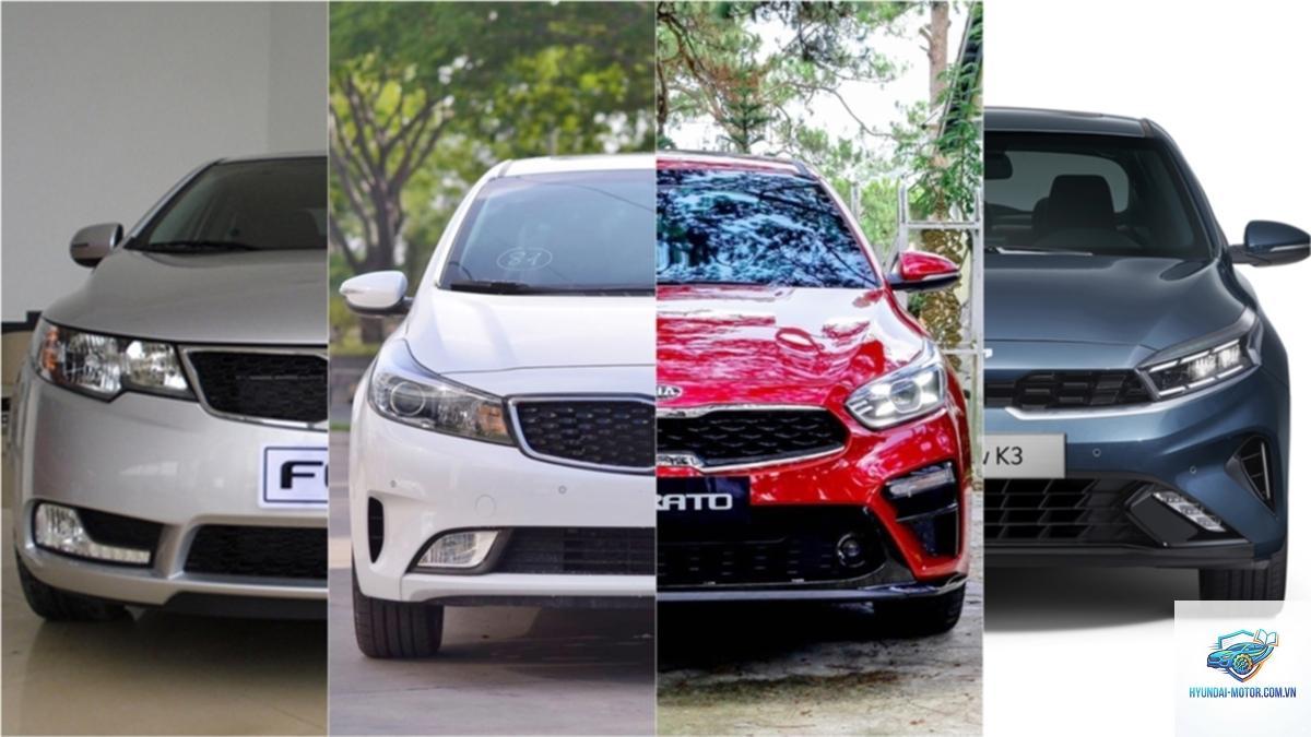 So sánh các đời Kia K3 - Hình 1
