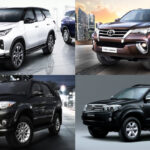 So sánh các đời Toyota Fortuner: Từ thế hệ đầu đến phiên bản mới nhất So sánh các đời Toyota Fortuner