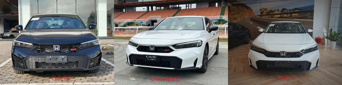 So sánh các phiên bản Honda Civic - Hình 3