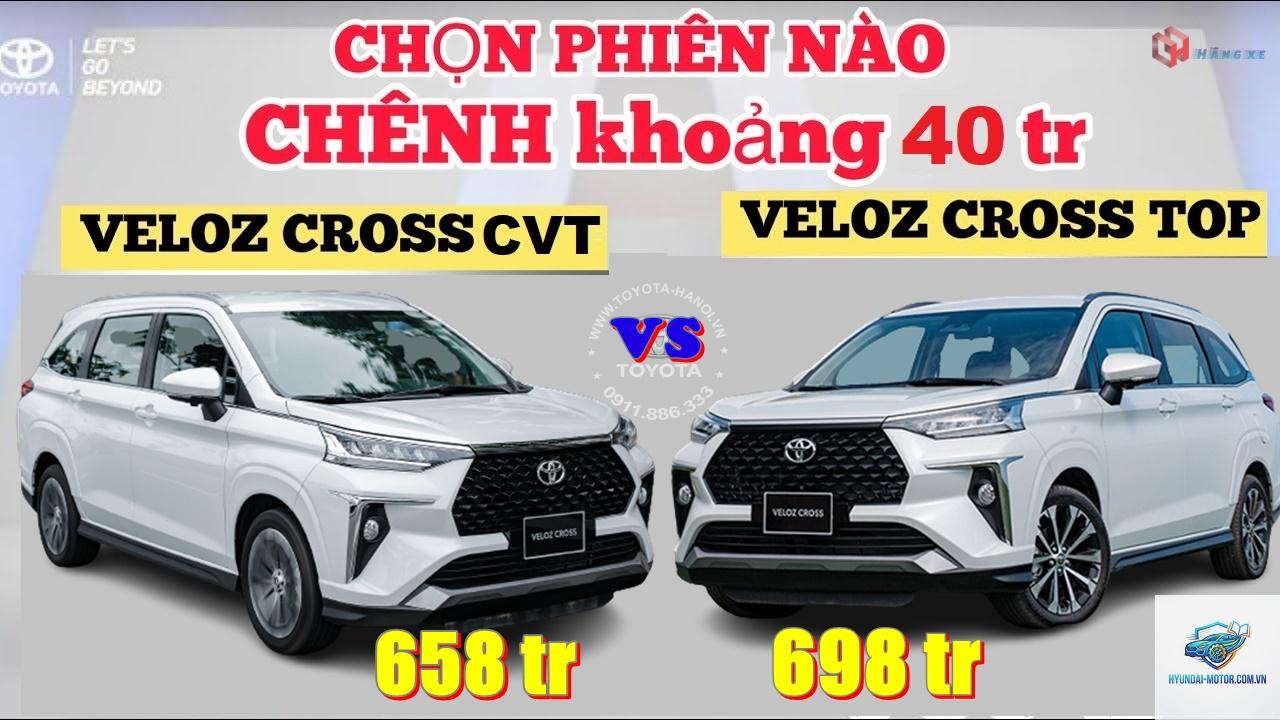 So sánh các phiên bản Toyota Veloz Cross - Hình 3