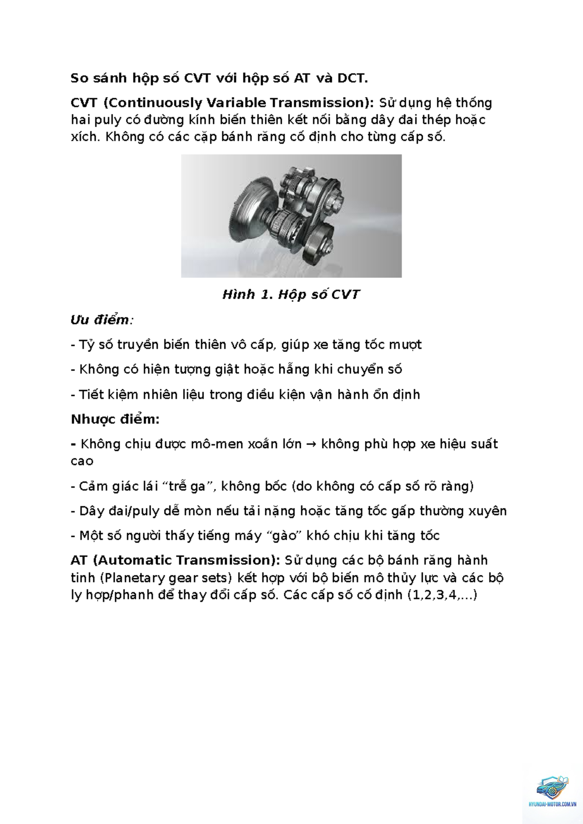 So sánh hộp số DCT và AT - Hình 3
