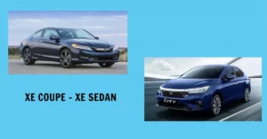 So sánh xe Coupe