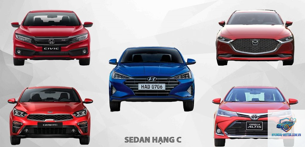 So sánh xe Sedan hạng C