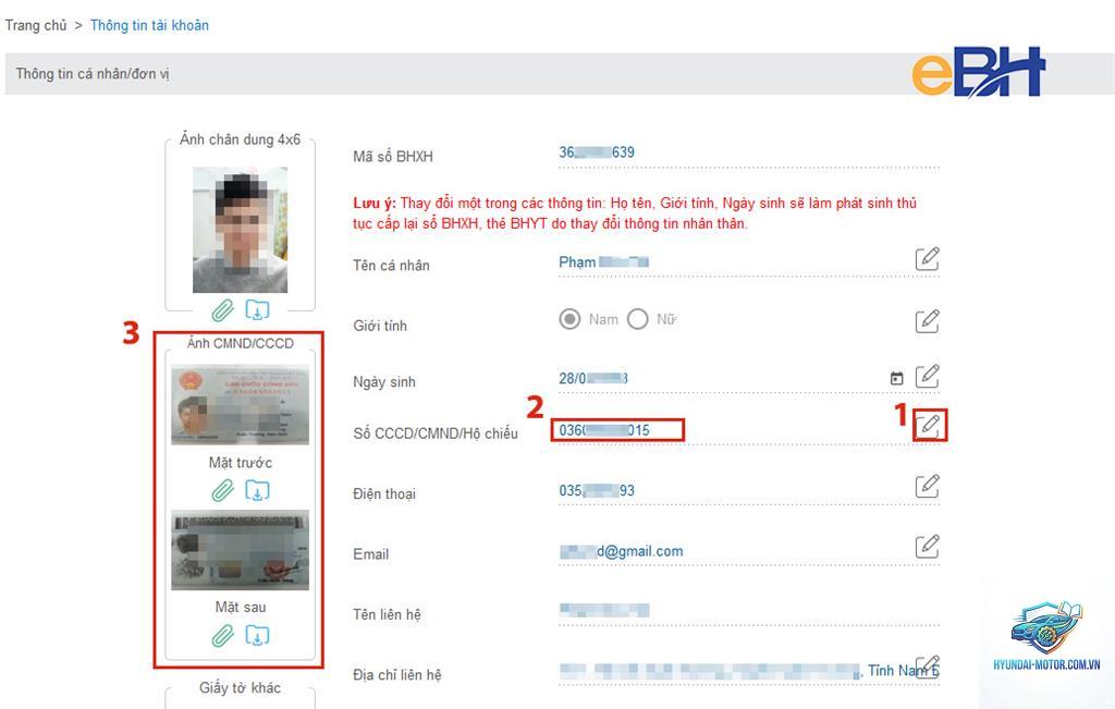 Sửa thông tin trên bảo hiểm xe - Hình 2
