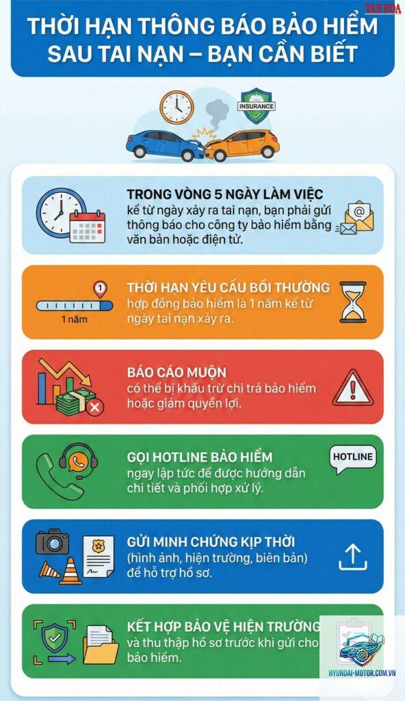Thời gian giải quyết bồi thường bảo hiểm