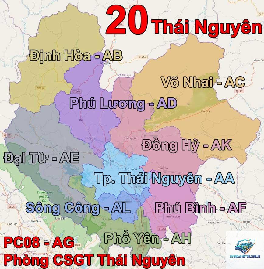 biển số Thái Nguyên - Hình 3