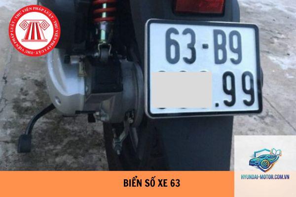 biển số xe 63 ở đâu