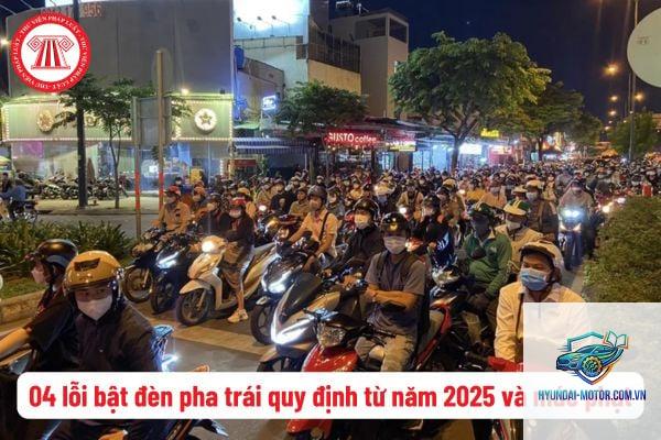lỗi sử dụng đèn pha sai quy định - Hình 2