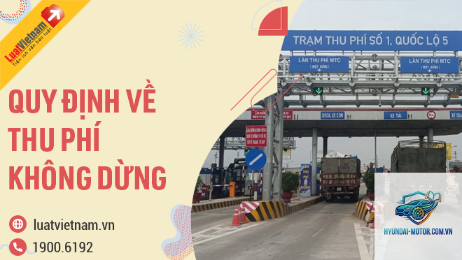 quy định về thu phí không dừng