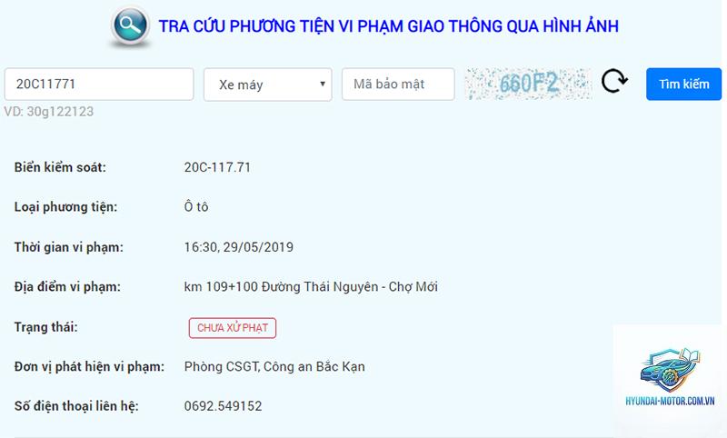 tra cứu vi phạm giao thông - Hình 3